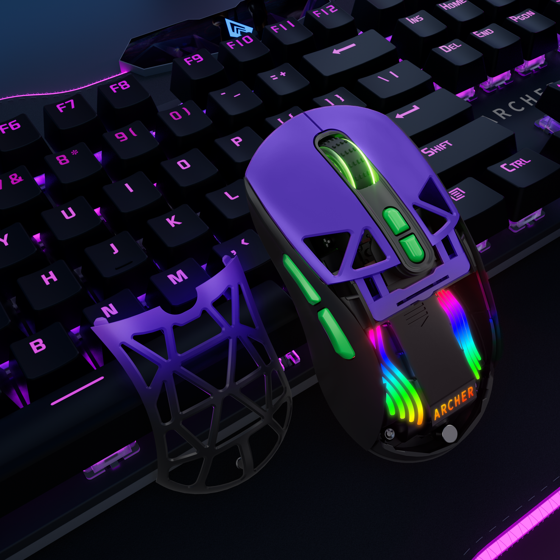 Hawkeye pro gaming mouse with Bluetooth 5.3, wireless and wired modes - best gaming mouse