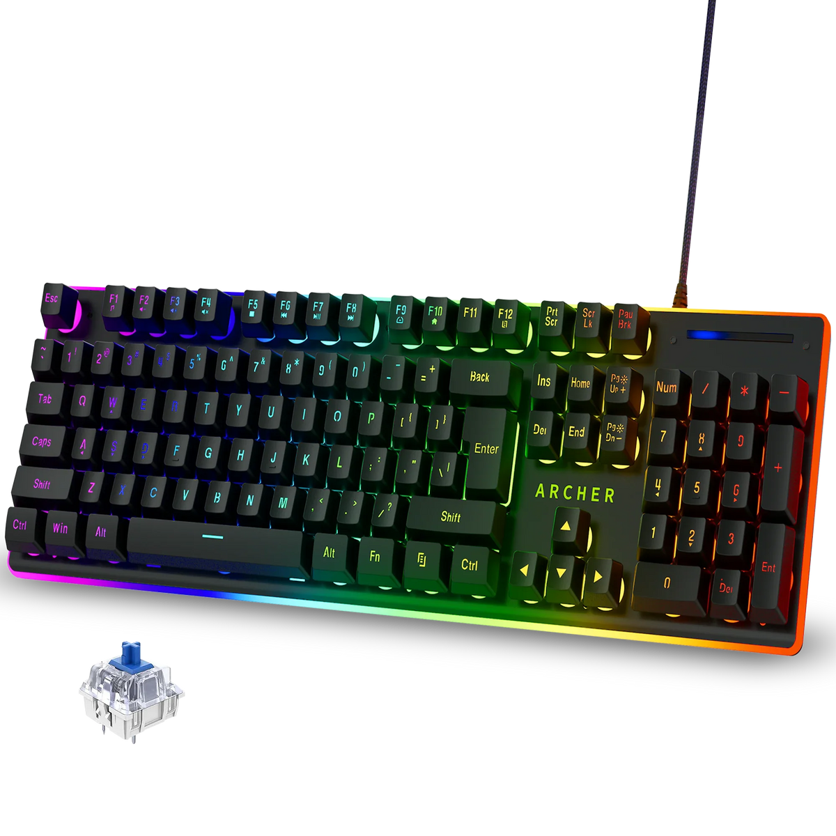 Astra G100 Mechanical Gaming Keyboard with Blue Switches