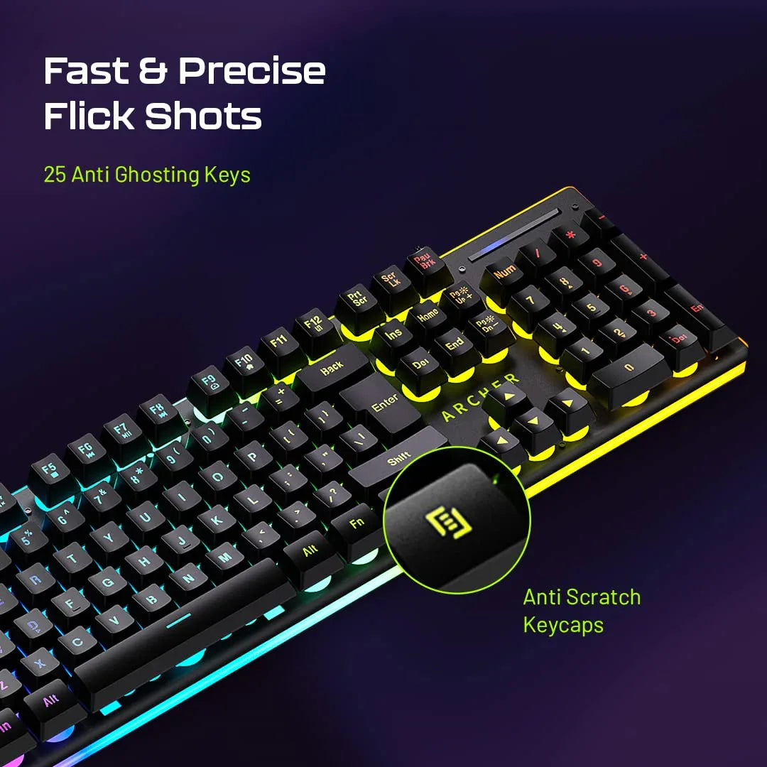 Astra G100 Mechanical Gaming Keyboard with Blue Switches