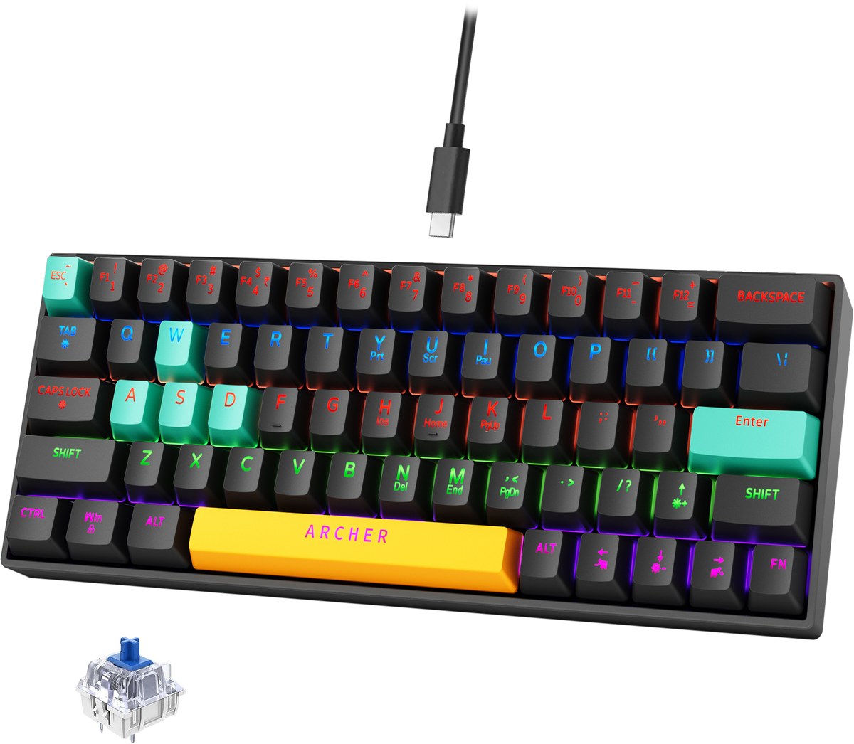 Astra M400 Wired Mechanical Gaming Keyboard