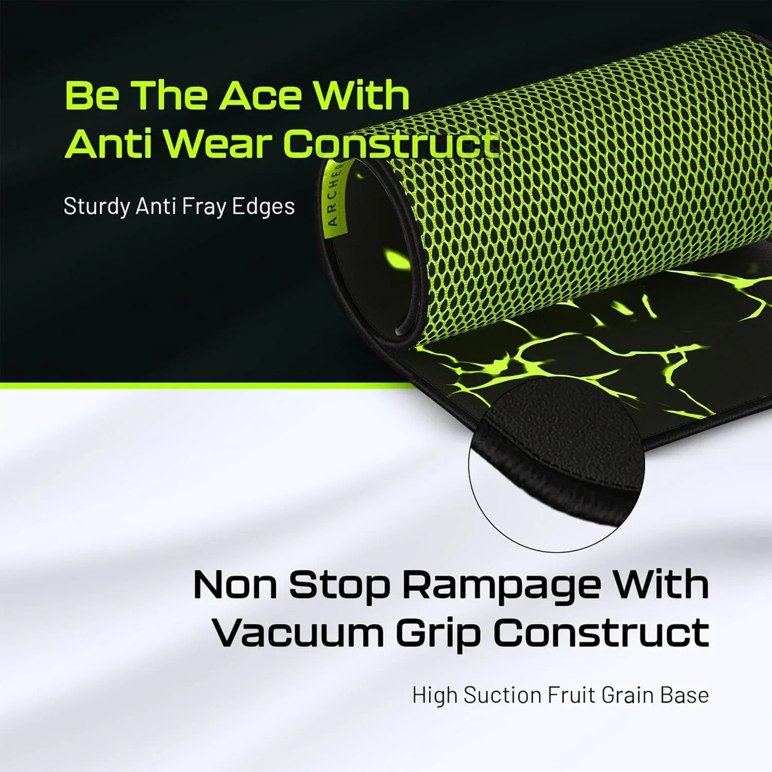 Quiver 100 Extended Mouse Pad Black