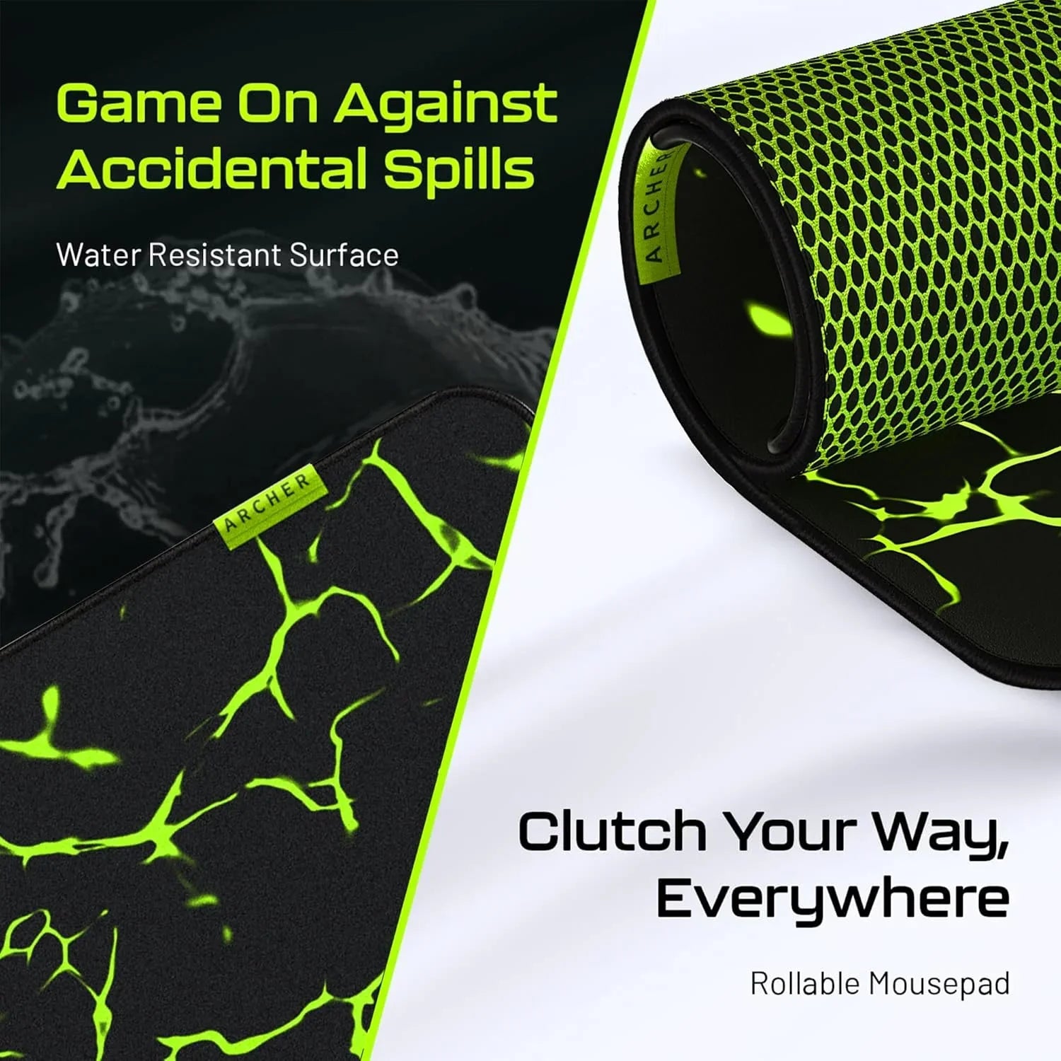 Quiver 100 Extended Mouse Pad Black