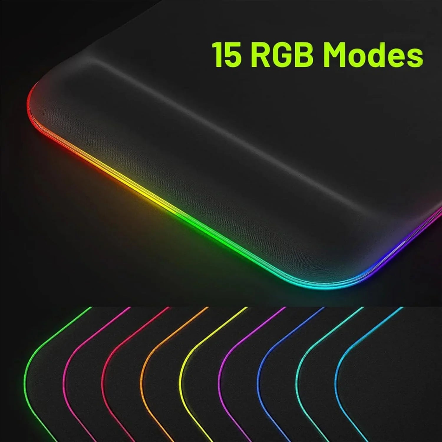 Quiver 200 Gaming Mouse Pad with RGB and Wrist Rest