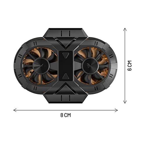 Typhon Max mobile phone cooler with dual turbo cooling fans