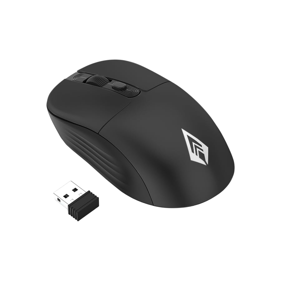 Precision 100 Wireless Office Mouse | 2.4GHz USB Nano Receiver, 3 DPI, Lightweight 55g