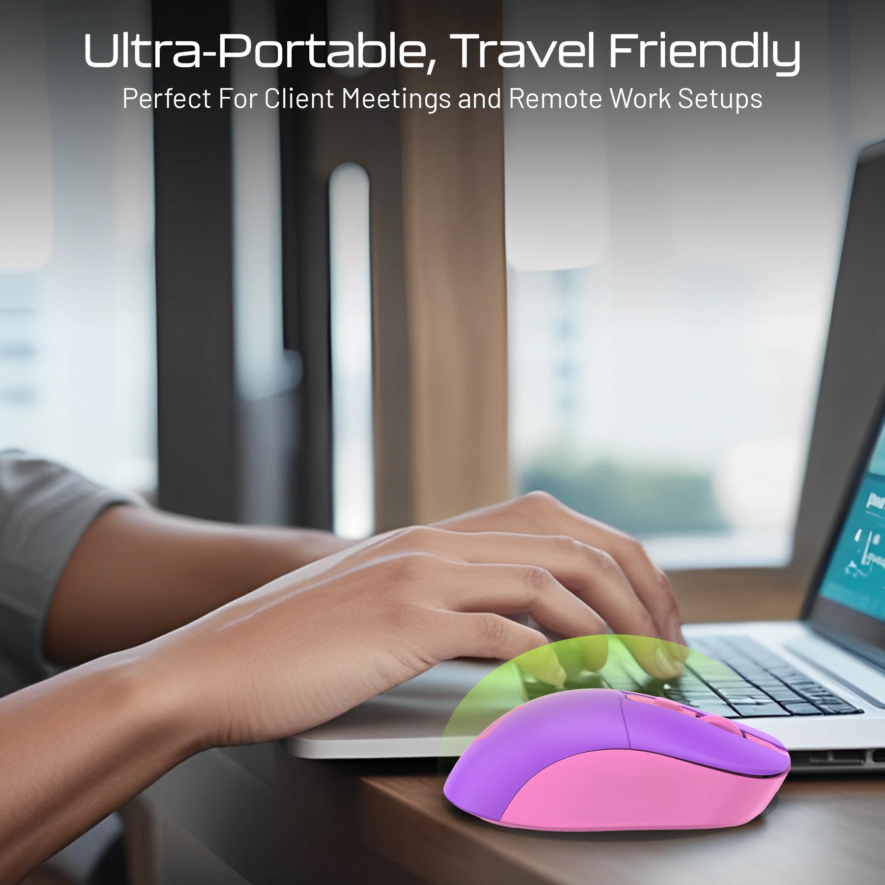 Precision 100 Wireless Office Mouse with 2.4GHz USB nano receiver