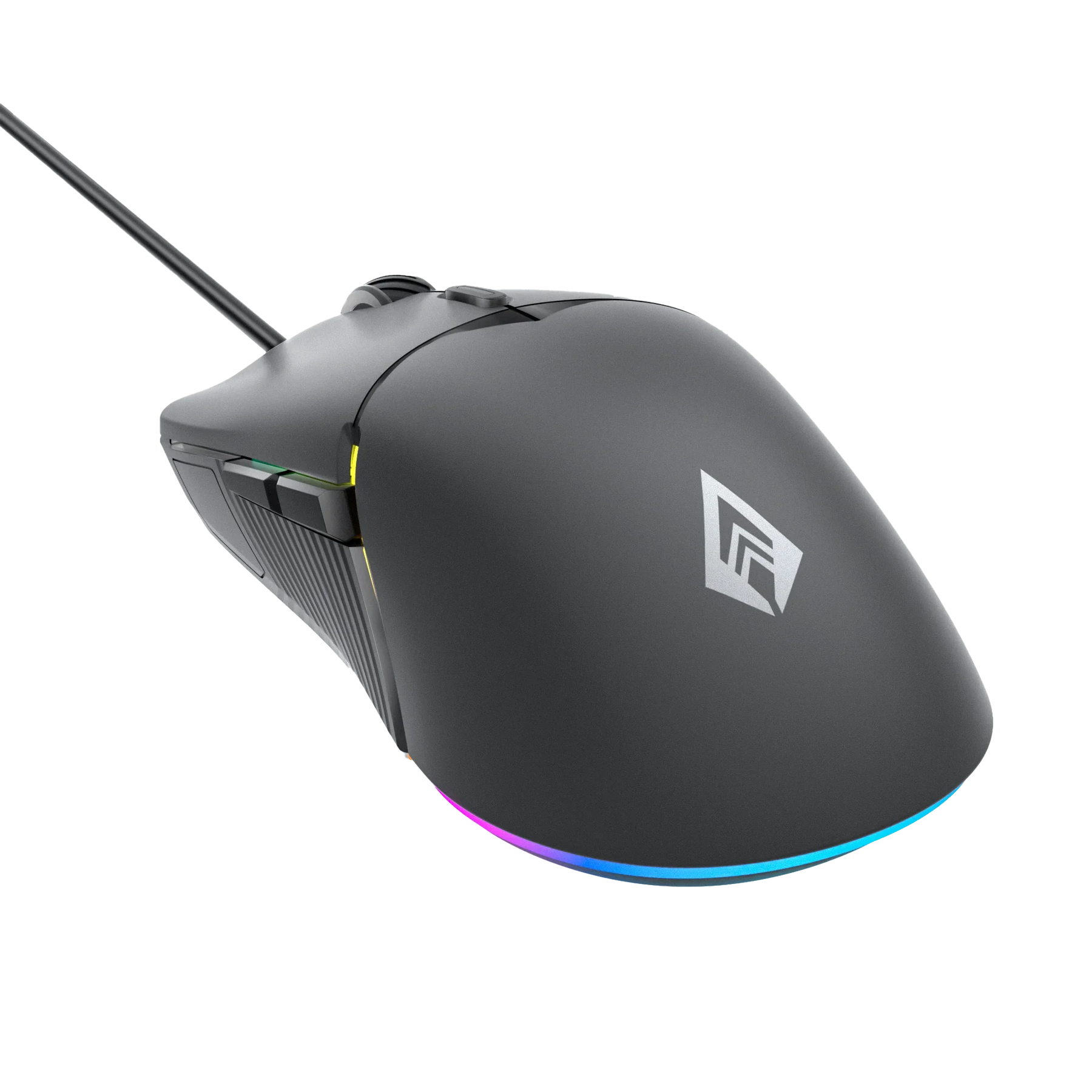 Recurve 100 Ultra Light 69g Wired Gaming Mouse with 3600 DPI Sensor, 6 Buttons, and 7 RGB Colors