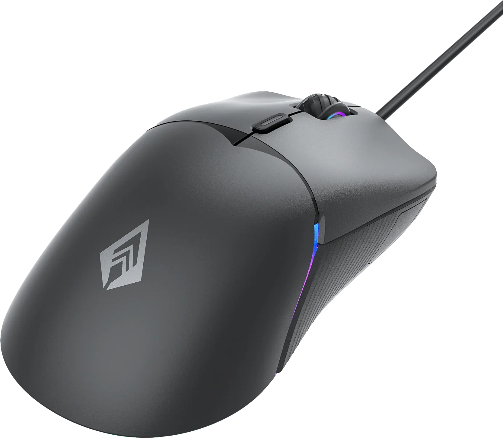 Recurve 100 Ultra Light 69g Wired Gaming Mouse with 3600 DPI Sensor, 6 Buttons, and 7 RGB Colors