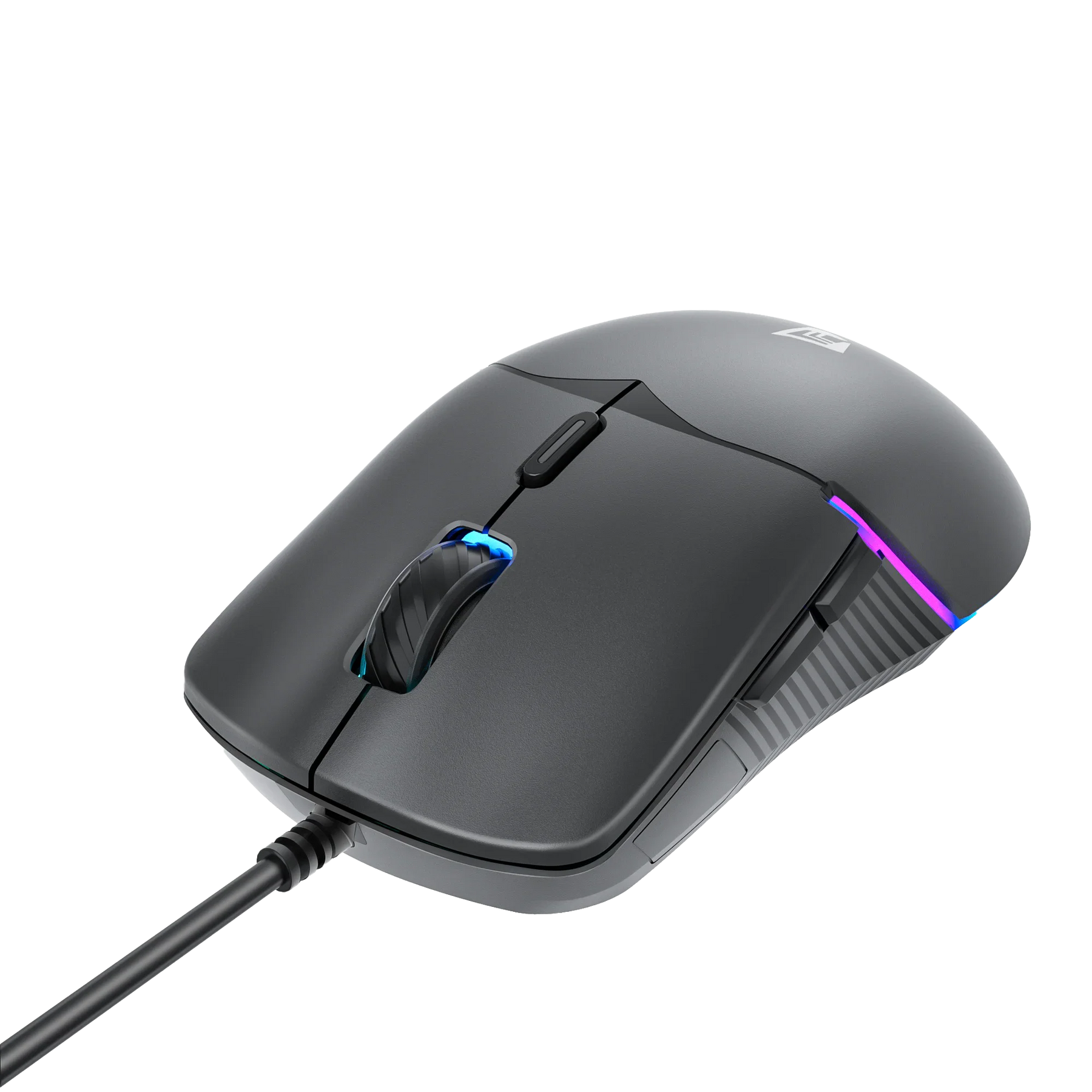 Recurve 100 Ultra Light 69g Wired Gaming Mouse with 3600 DPI Sensor, 6 Buttons, and 7 RGB Colors