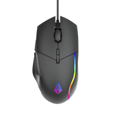 Recurve 300 Wired RGB Gaming Mouse with Thumb Rest, 12000 DPI, and 8 Buttons for PC & Mac