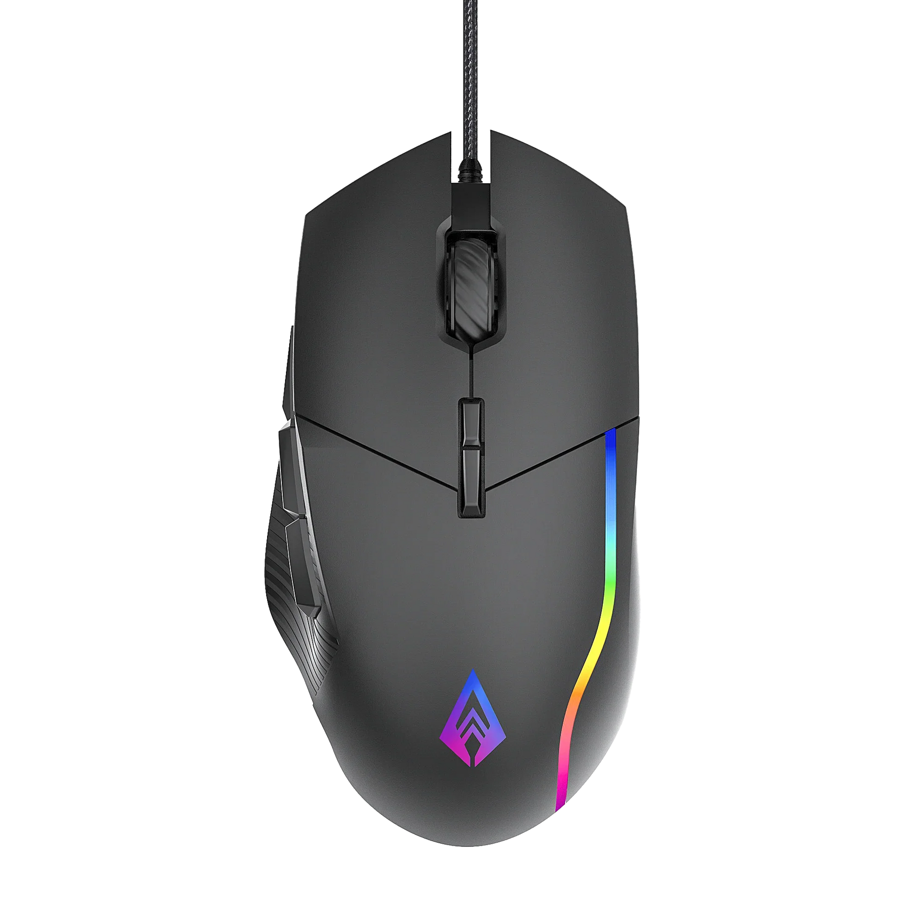Recurve 300 Wired RGB Gaming Mouse with Thumb Rest, 12000 DPI, and 8 Buttons for PC & Mac