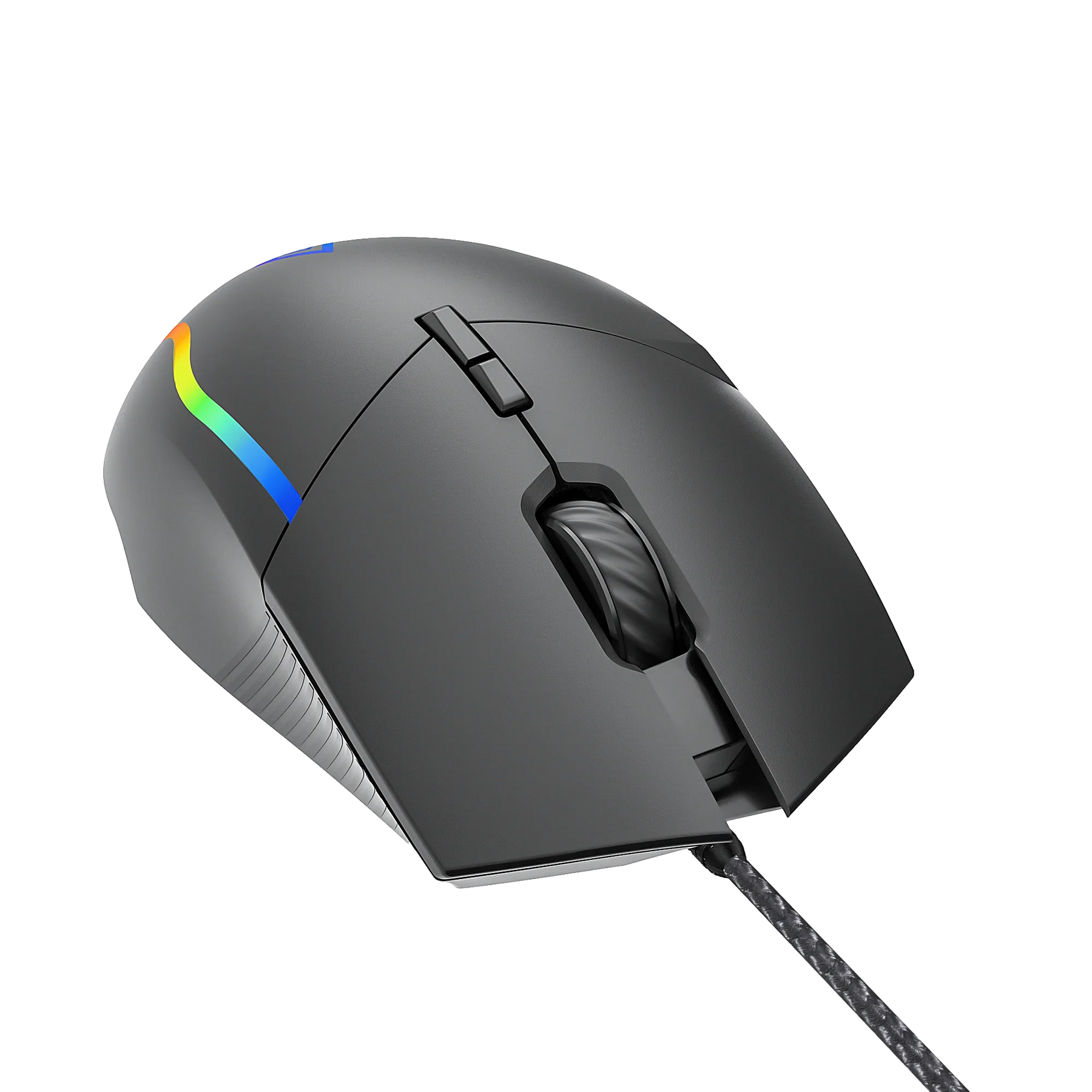 Recurve 300 Wired RGB Gaming Mouse with Thumb Rest, 12000 DPI, and 8 Buttons for PC & Mac