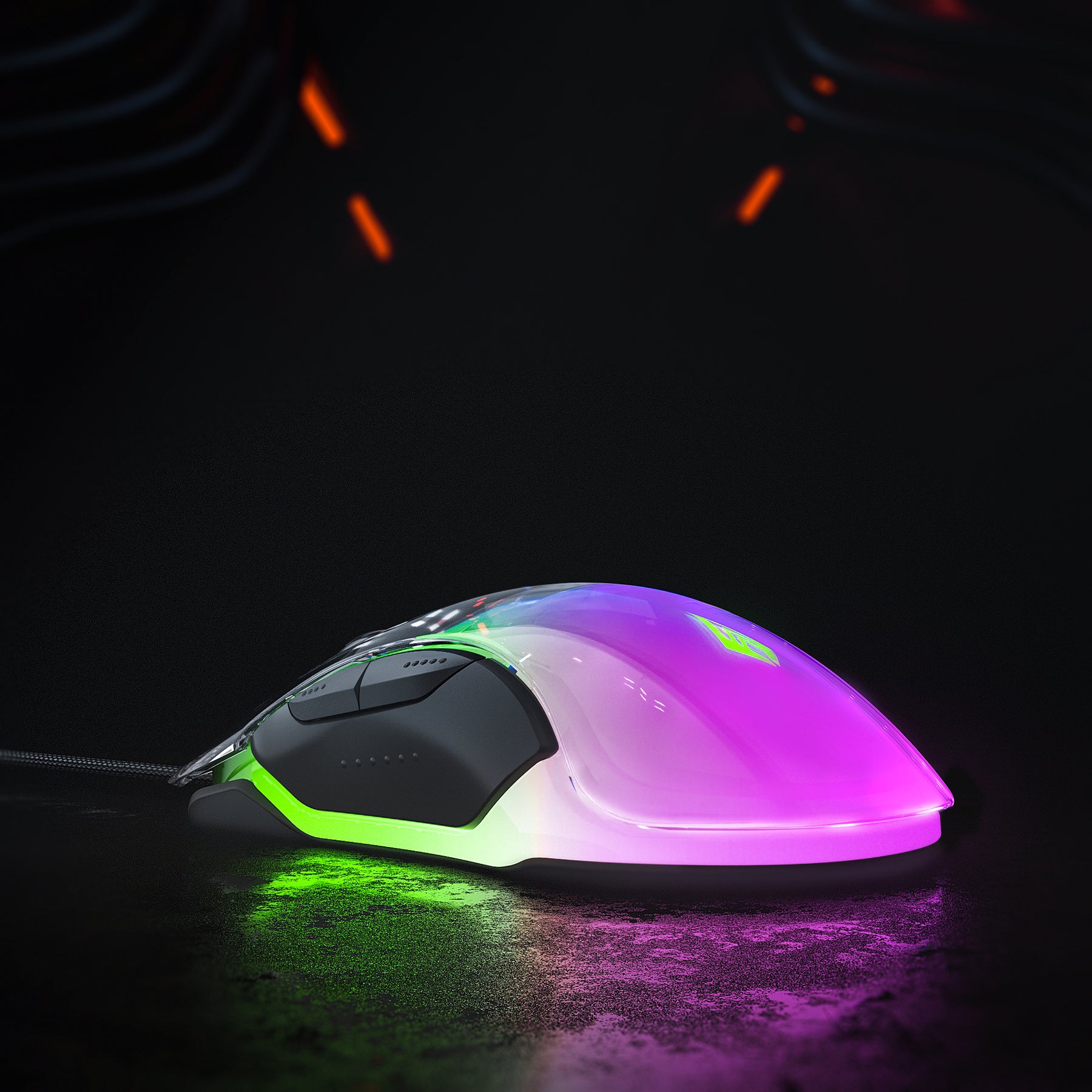 Recurve 400 Transparent Gaming Mouse