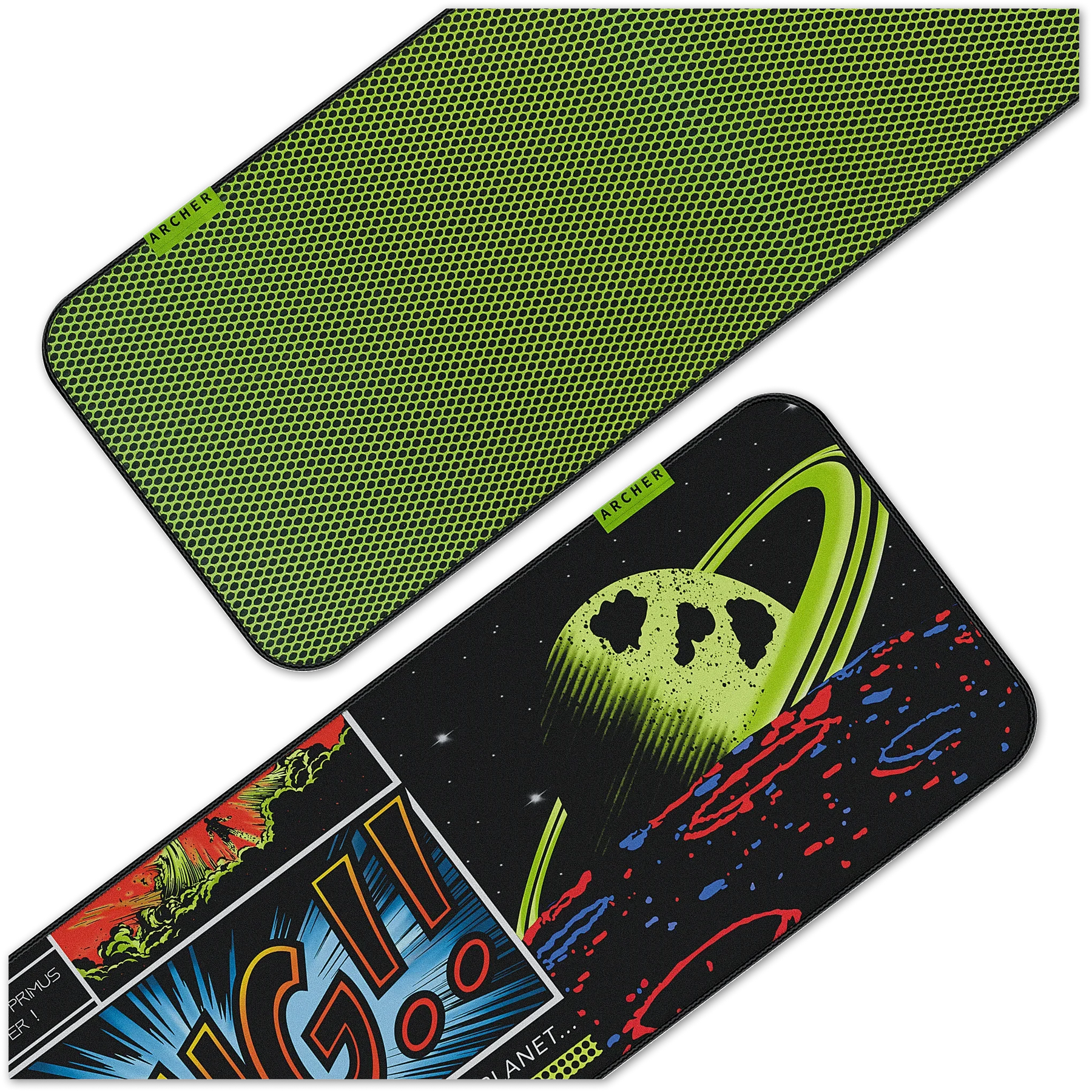 Quiver 100 Extended Mouse Pad Red