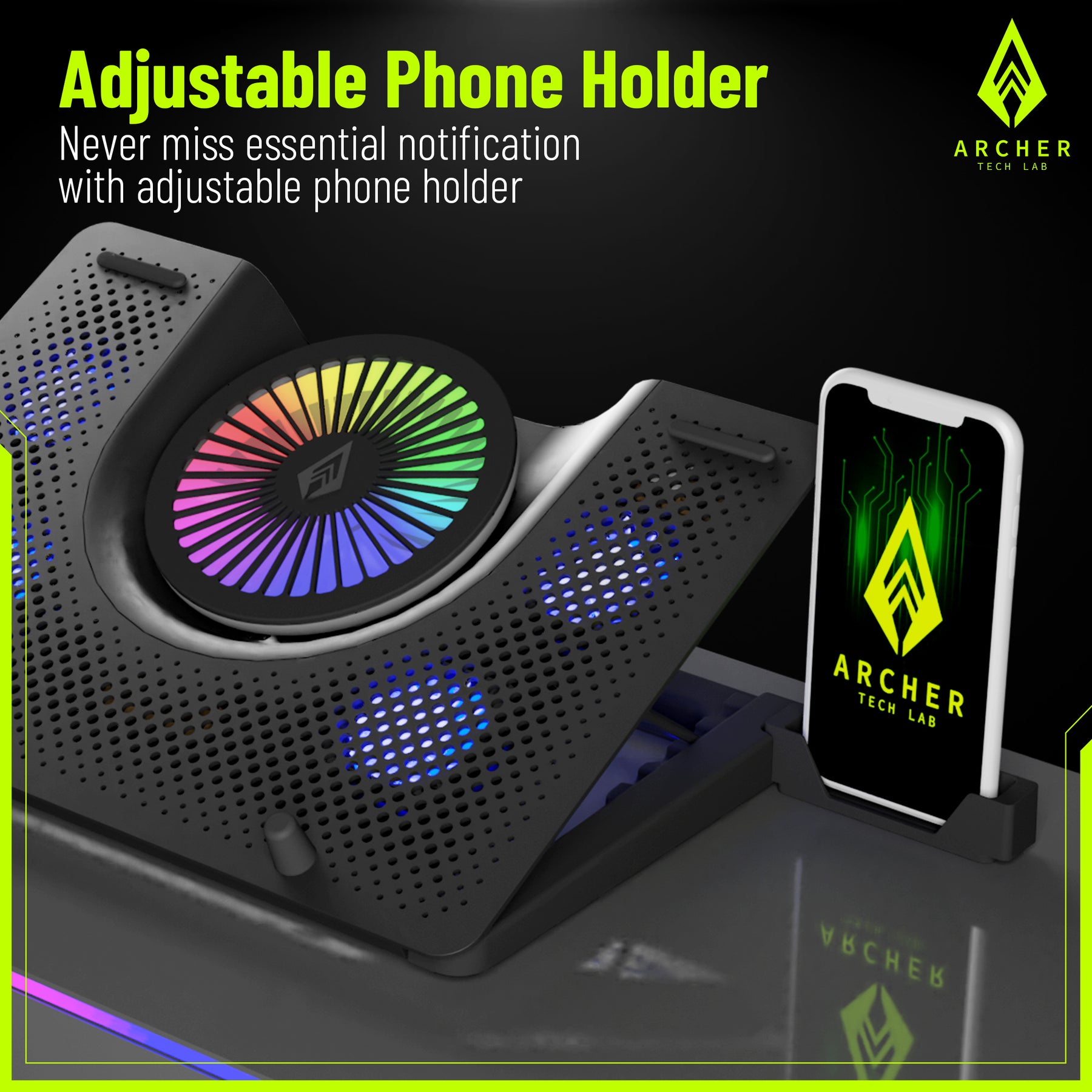 Squall 200 RGB Cooling Pad