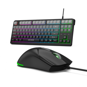 Astra G300 Wired RGB Gaming Keyboard & Mouse Combo (GRY)