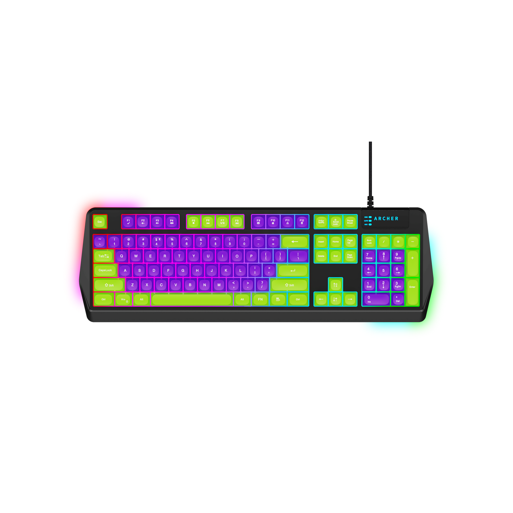 Wired RGB Gaming Keyboard and Mouse Combo