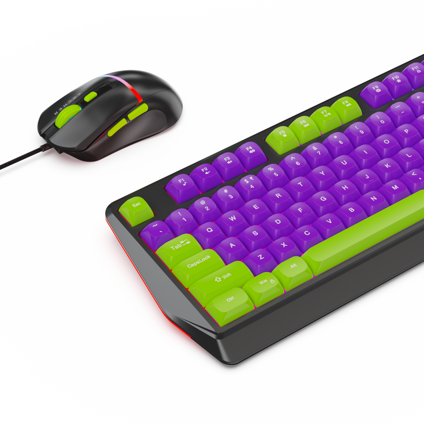 Wired RGB Gaming Keyboard and Mouse Combo