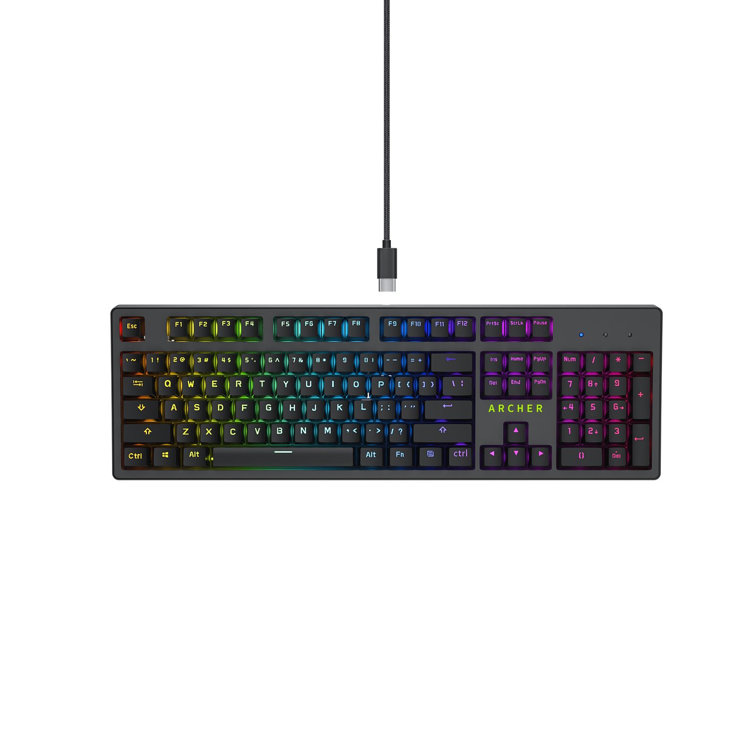 Astra M200 Mechanical Keyboard with Blue Keys