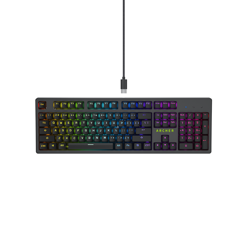 Astra M200 Mechanical Keyboard with Blue Keys