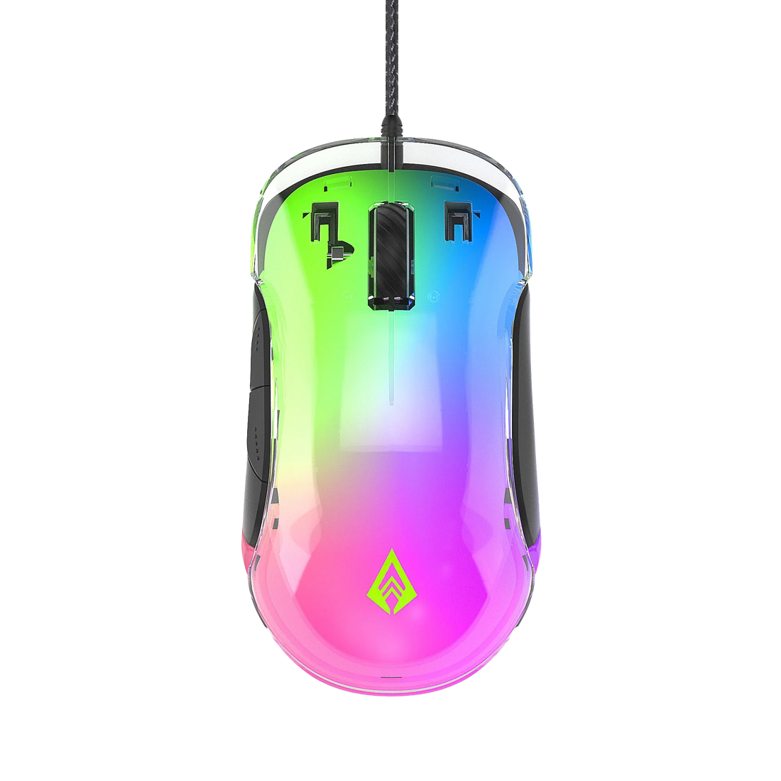 Recurve 400 Wired Gaming Mouse | 12000 DPI Transparent RGB USB Mouse