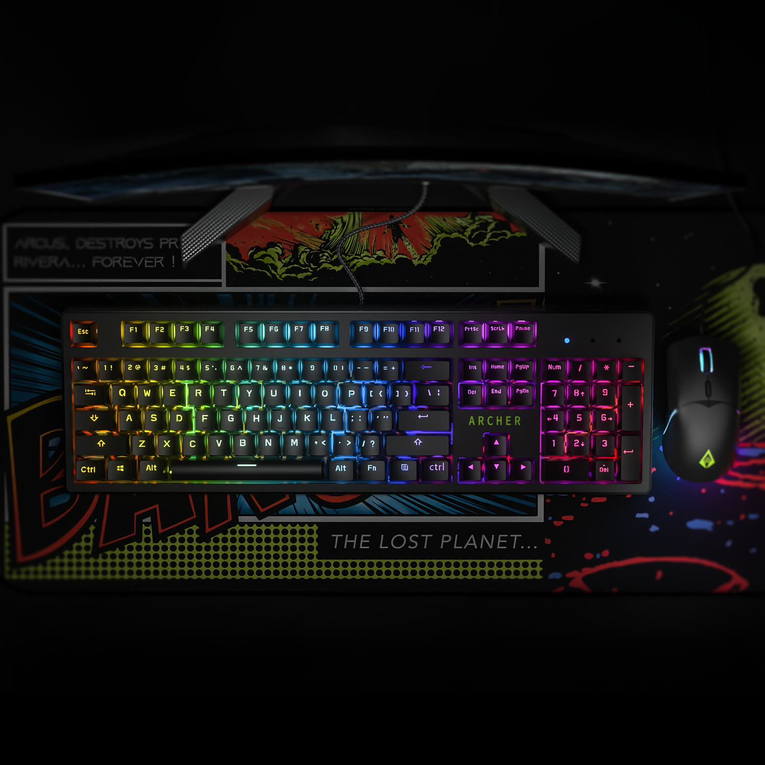Astra M200 Mechanical Keyboard with Blue Keys